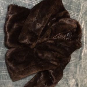 Faux fur coat